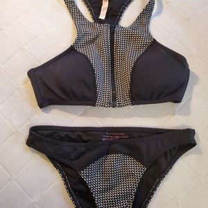 Victoria Secret Black and White Sports Bikini